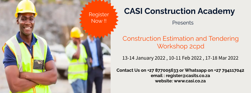 Estimation and Tendering Workshop 2cpd - Made with PosterMyWall