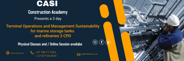 Terminal Operations and Management Sustainability for marine storage tanks and refineries 3 CPD - Made with PosterMyWall